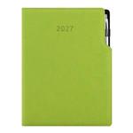Diár GEP s perom týždenný A4 2027 polský - zelená svetlá