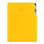 Diár GEP s perom týždenný A4 2027 polský - žltá