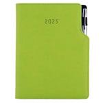 Diár GEP s perom týždenný A5 2025 polský - zelená svetlá