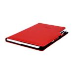 Diár GEP s perom týždenný A5 2027 polský - červená pastelová