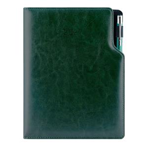 Diár GEP s perom týždenný A5 2027 polský - zelená