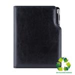 Diár GEP s perom týždenný A5 2027 slovenský - čierna/čierne vnútro - recyklovaná koženka