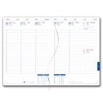 Diár GEP s perom týždenný B5 2027 - béžová/hnedé vnútro