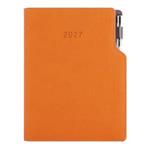 Diár GEP s perom týždenný B5 2027 - oranžová