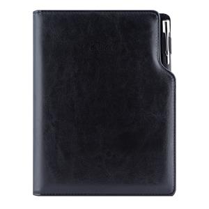 Diár GEP s perom týždenný B5 2027 polský - čierna, čierné vnútro