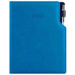 Diár GEP s perom týždenný B6 2026 - modrá pastelová