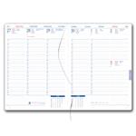 Diár GEP s perom týždenný B6 2027 - zelená