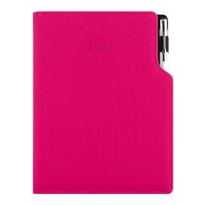 Diár GEP s perom týždenný špeciál A5 2027 - ružová