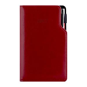 Diár GEP s perom týždenný vreckový 2027 polský - bordó