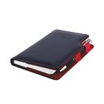 Diár GEP s perom týždenný vreckový 2027 polský - čierna, červené vnútro