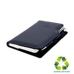 Diár GEP s perom týždenný vreckový 2027 polský - čierna/čierné vnútro - recyklovaná koženka