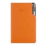 Diár GEP s perom týždenný vreckový 2027 polský - oranžová