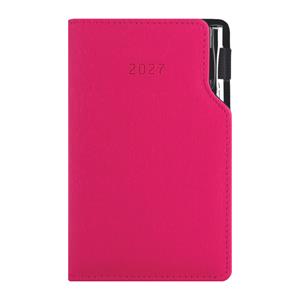 Diár GEP s perom týždenný vreckový 2027 polský - ružová