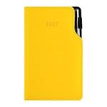 Diár GEP s perom týždenný vreckový 2027 polský - žltá