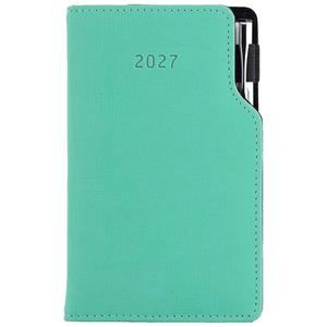 Diár GEP s perom týždenný vreckový 2027 slovenský - mätová