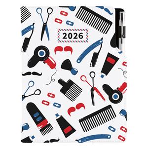 Diár KADERNÍCKY Barber - DESIGN denný A5 2026 slovenský
