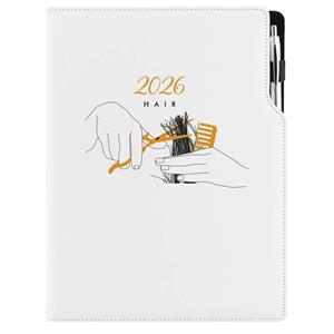 Diár KADERNÍCKY Hair - DESIGN denný A4 2026