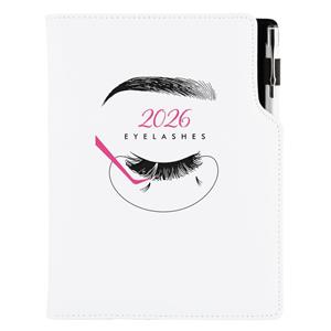 Diár KOZMETICKÝ Eyelashes - DESIGN týždenný špeciál A5 2026
