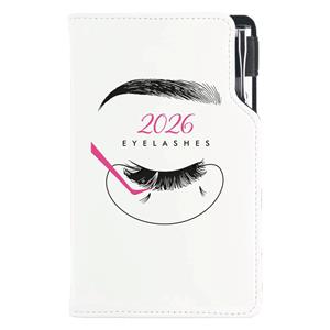 Diár KOZMETICKÝ Eyelashes - DESIGN týždenný vreckový 2026 slovenský