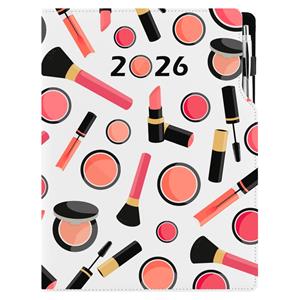 Diár KOZMETICKÝ Make up DESIGN týždenný A4 2026