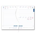 Diár LIBRA denný A5 2026 - biela