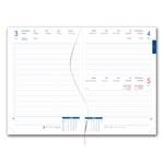 Diár LIBRA denný A5 2027 - modrá tmavá