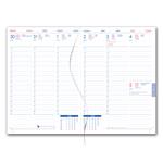 Diár LIBRA týždenný A5 2026 - biela