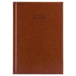 Diár LIBRA týždenný A5 2026 - hnedá