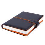 Diár MAGNETIC denný A5 2025 český - čierna/oranžová