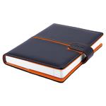 Diár MAGNETIC denný A5 2026 český - čierna/oranžová