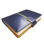 Diár MAGNETIC denný A5 2026 slovenský - tmavo modrá/žltá