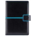 Diár MAGNETIC denný A5 2027 polský - čierna/tyrkysová