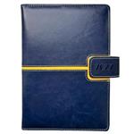 Diár MAGNETIC denný A5 2027 slovenský - tmavo modrá/žltá