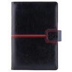 Diár MAGNETIC týždenný A5 2025 český - čierna/červená