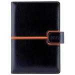 Diár MAGNETIC týždenný A5 2027 polský - čierna/oranžová