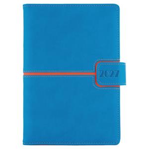Diár MAGNETIC týždenný A5 2027 polský - modrá/oranžová