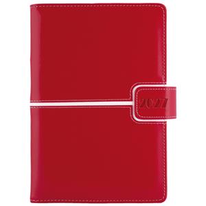 Diár MAGNETIC týždenný A5 2027 slovenský - červená/biela