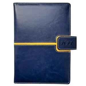 Diár MAGNETIC týždenný A5 2027 slovenský - tmavo modrá/žltá