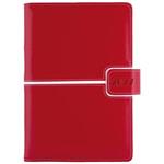 Diár MAGNETIC týždenný B6 2027 - červená/biela