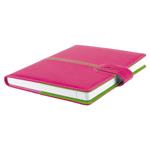 Diár MAGNETIC týždenný B6 2027 - ružová/zelená