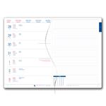 Diár MAGNETIC týždenný špeciál A5 2027 - fialová/ružová