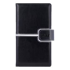 Diár MAGNETIC týždenný vreckový 2027 český - čierna/biela