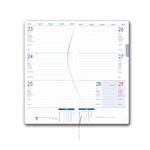 Diár MAGNETIC týždenný vreckový 2027 český - modrá/strieborná