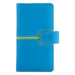 Diár MAGNETIC týždenný vreckový 2027 polský - modrá/zelená