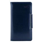 Diár METALIC týždenný vreckový 2027 český - tmavo modrá