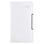 Diár METALIC týždenný vreckový 2027 polský - biela