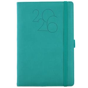 Diár POLY denný A5 2026 polský - petrolejová