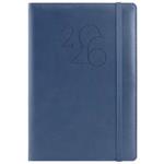 Diár POLY denný A5 2026 polský - tmavo modrá