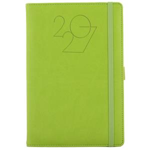 Diár POLY denný A5 2027 český - svetlo zelená