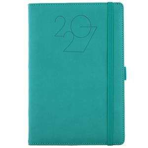 Diár POLY denný A5 2027 polský - petrolejová